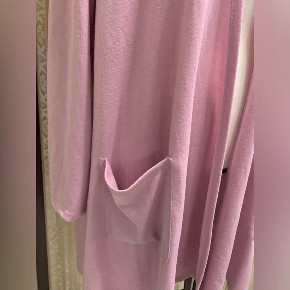 LULAROE LONG LENGTH OPEN FRONT CARDIGAN DUSTER - SZ. LARGE - Picture 4 of 7